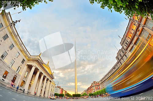 Image of dublin Ireland center symbol - spire