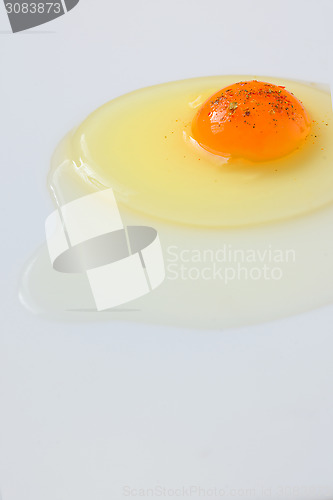 Image of Egg yolk close up