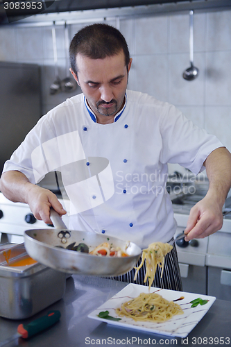 Image of chef preparing food