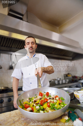 Image of chef preparing food