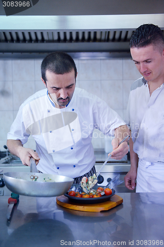 Image of chef preparing food