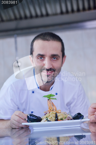 Image of chef preparing food