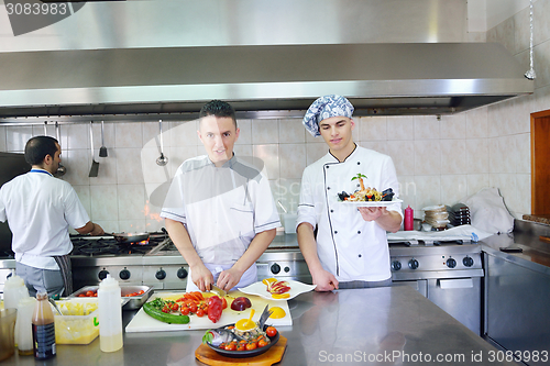 Image of chef preparing food