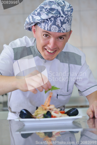 Image of chef preparing food