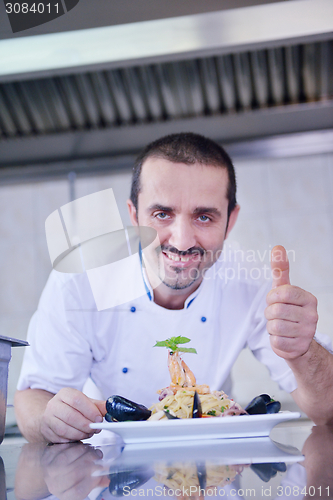 Image of chef preparing food