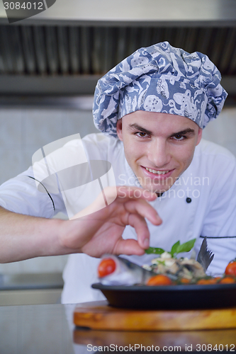 Image of chef preparing food