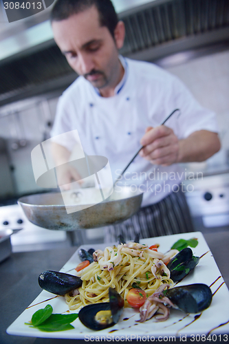 Image of chef preparing food