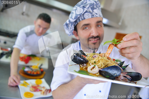 Image of chef preparing food