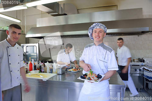 Image of chef preparing food