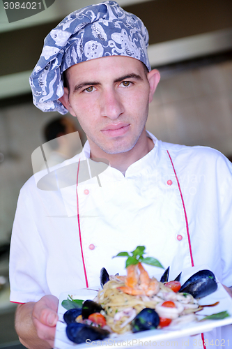 Image of chef preparing food