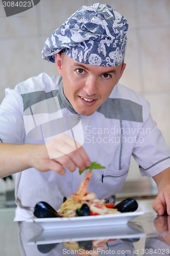 Image of chef preparing food