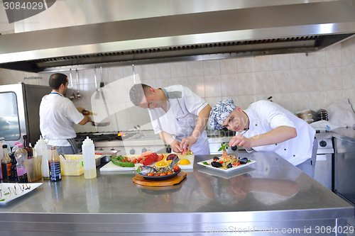 Image of chef preparing food