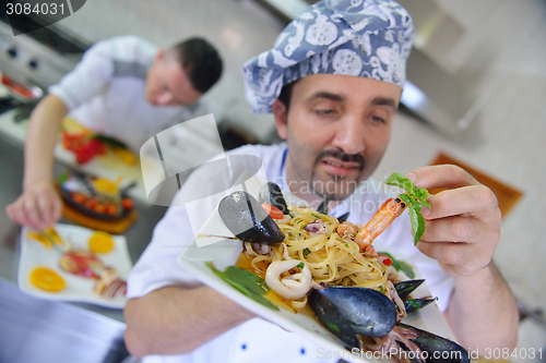 Image of chef preparing food