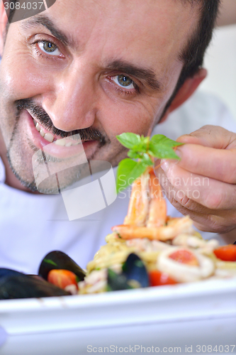 Image of chef preparing food