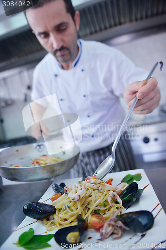 Image of chef preparing food