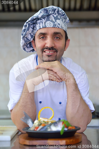 Image of chef preparing food