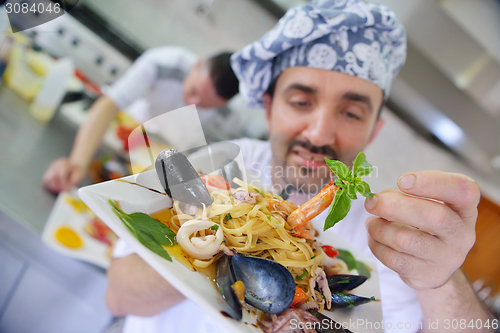 Image of chef preparing food