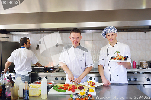 Image of chef preparing food