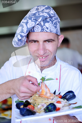 Image of chef preparing food