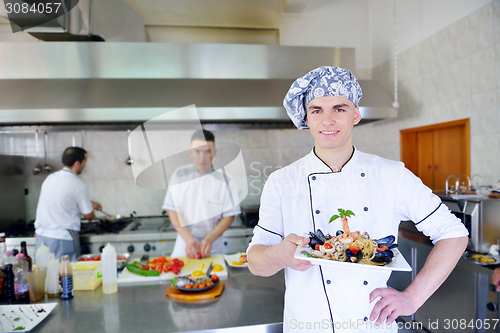 Image of chef preparing food