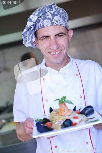 Image of chef preparing food