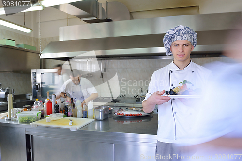 Image of chef preparing food