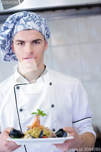 Image of chef preparing food