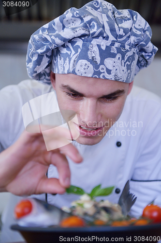 Image of chef preparing food