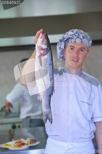 Image of chef preparing food