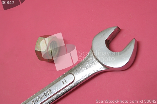 Image of Spanner and nut