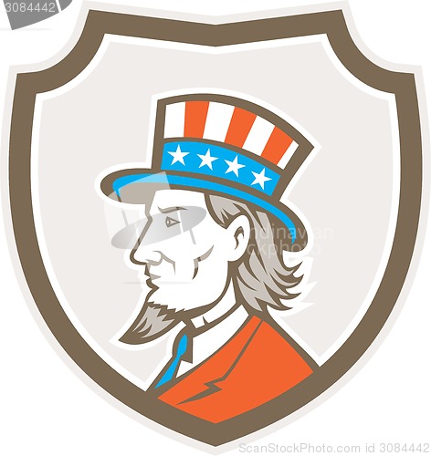 Image of Uncle Sam American Side Shield Crest