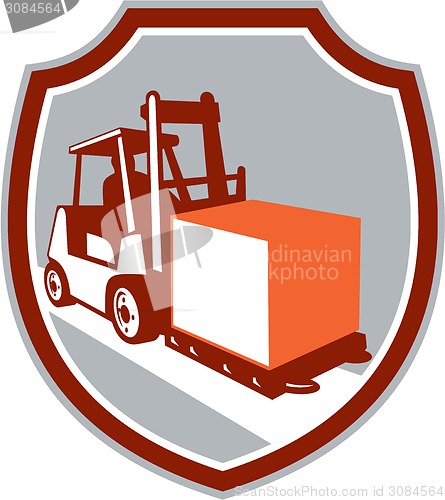 Image of Forklift Truck Box Shield Retro