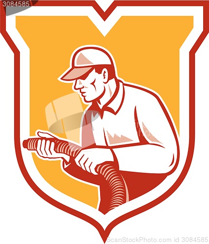 Image of Home Insulation Technician Retro Shield