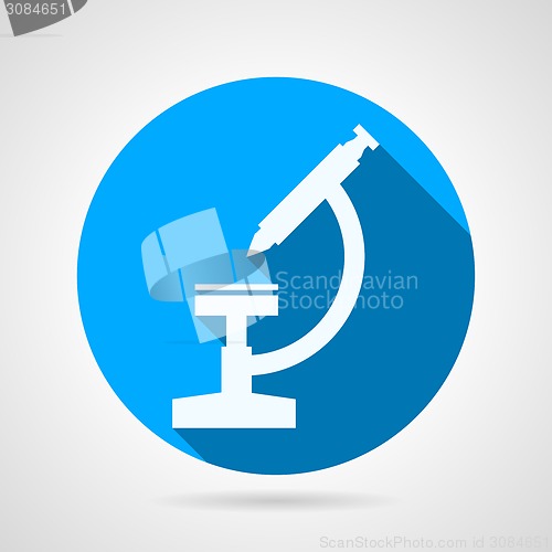 Image of Flat vector icon for microscope