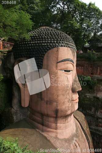 Image of Grand Buddha statue in Leshan, China