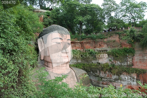 Image of Grand Buddha statue in Leshan, China