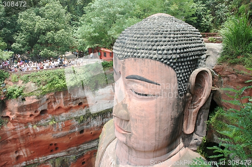 Image of Grand Buddha statue in Leshan, China