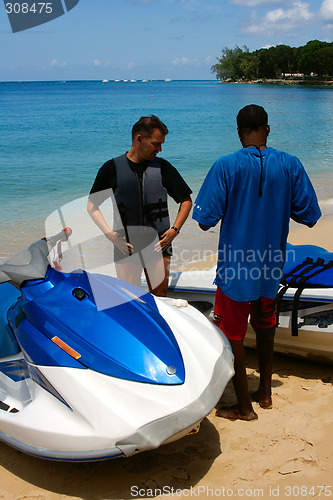 Image of Jetski in Barbados