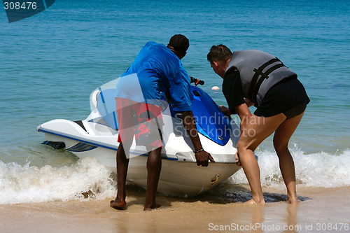 Image of Jetski in Barbados