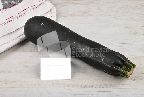 Image of Zucchini and card
