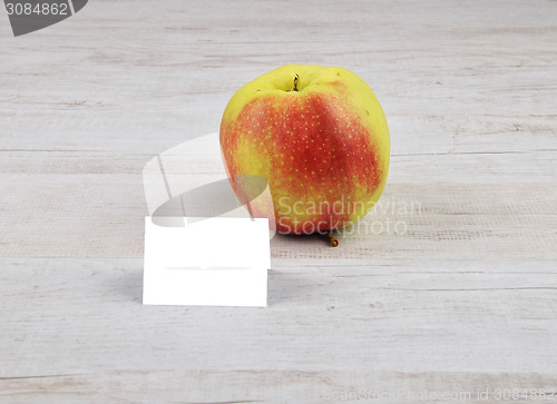 Image of Apple and card