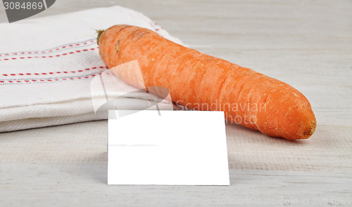 Image of Carrot and card