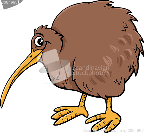 Image of kiwi bird cartoon illustartion