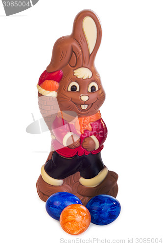 Image of Easter bunny of chocolate