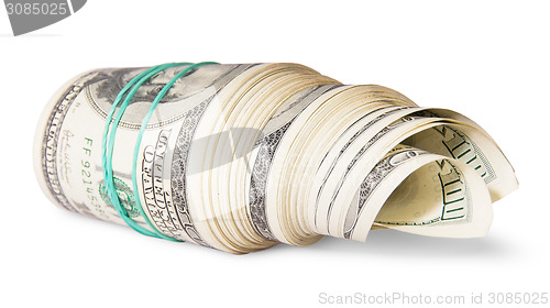 Image of Roll of money on the side