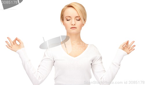 Image of woman in meditation