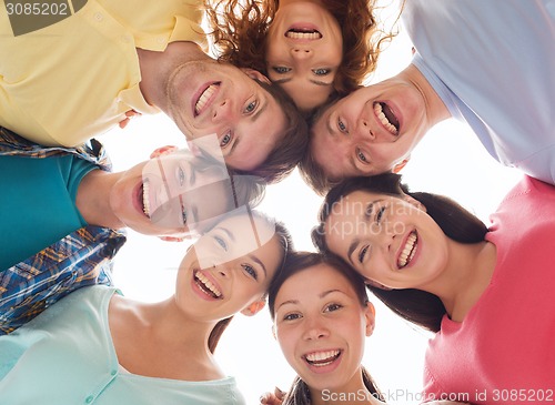 Image of group of smiling teenagers