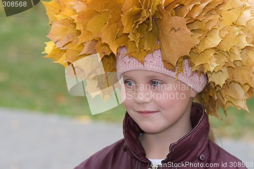 Image of girl in wreaths