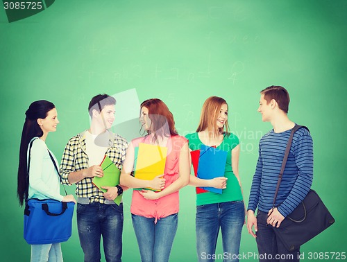 Image of group of smiling students standing