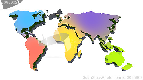 Image of World map